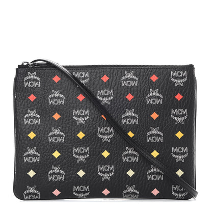 MCM Skyoptic Visetos Crossbody Pouch Spectrum Diamond Black 1 of 10