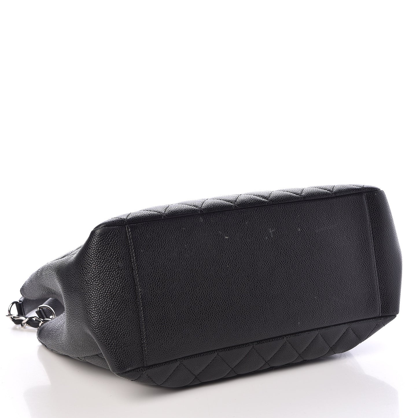 Caviar Quilted Grand Shopping Tote GST Black