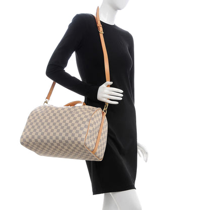 Louis Vuitton Damier Azur Speedy Bandouliere 35 2 of 13