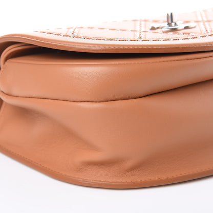 Chanel Calfskin Coco Eyelets Small Flap Bag Camel 8 of 10