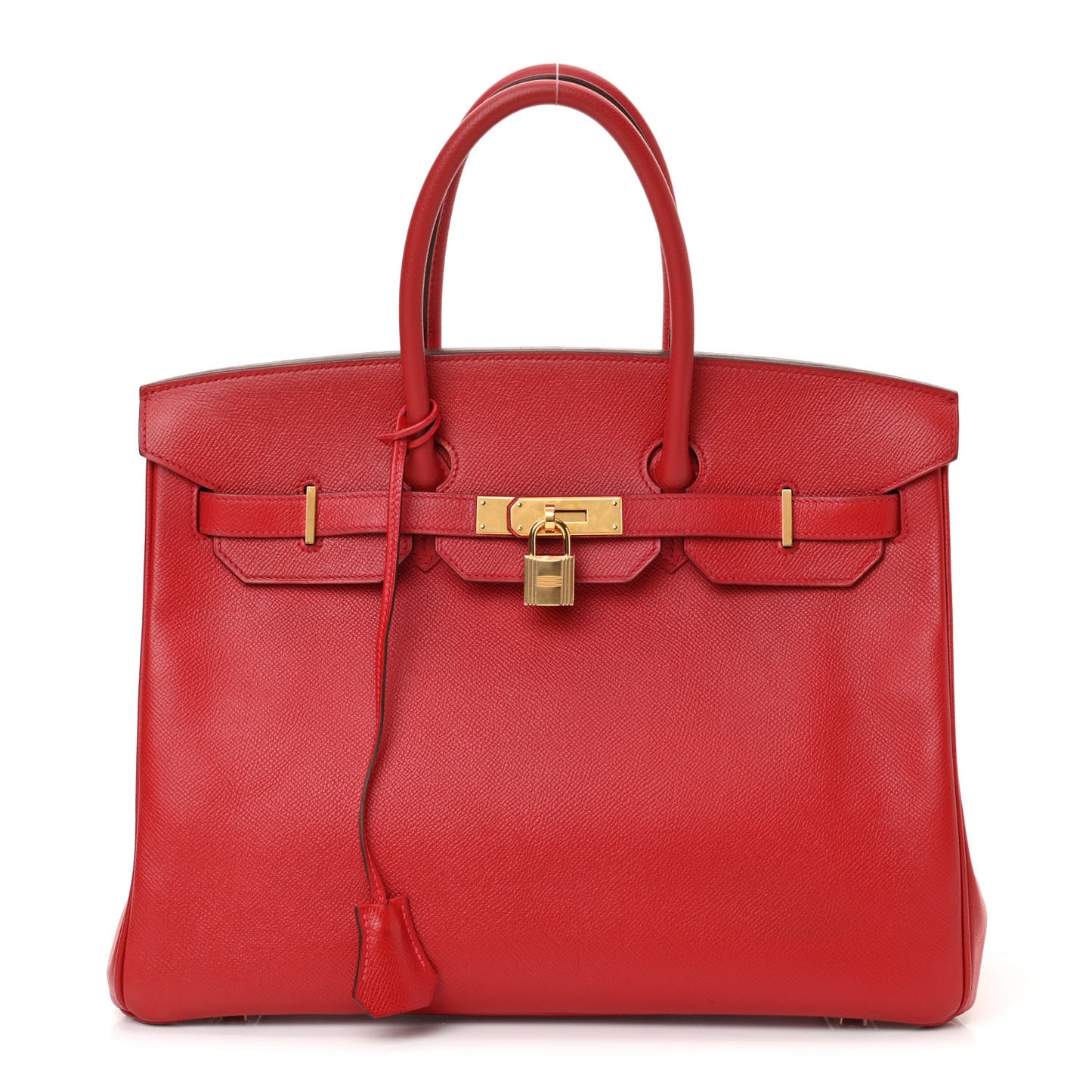 Epsom Birkin 35 Rouge Casaque
