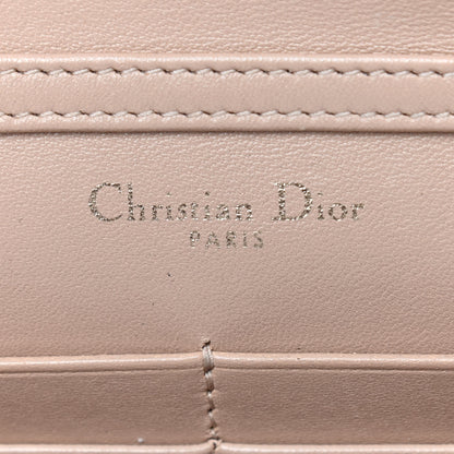 Christian Dior Grained Calfskin Diorama Wallet on Chain Pouch Nude 6 of 9