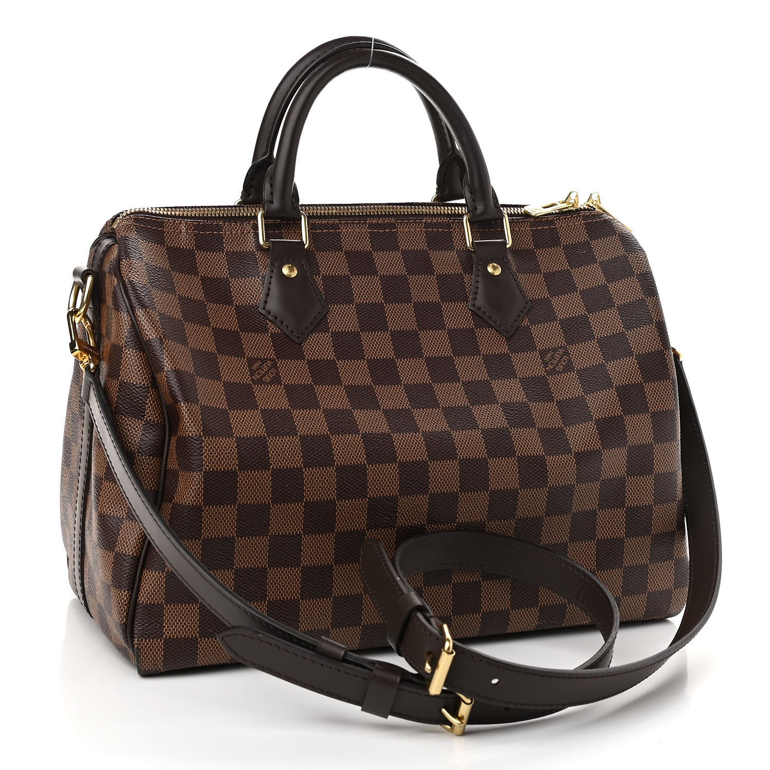 Louis Vuitton Damier Ebene Speedy Bandouliere 30 3 of 12