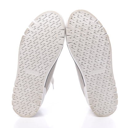 Hermes Canvas Calfskin Womens Voltage Sneakers 36.5 Prunoir White 5 of 9