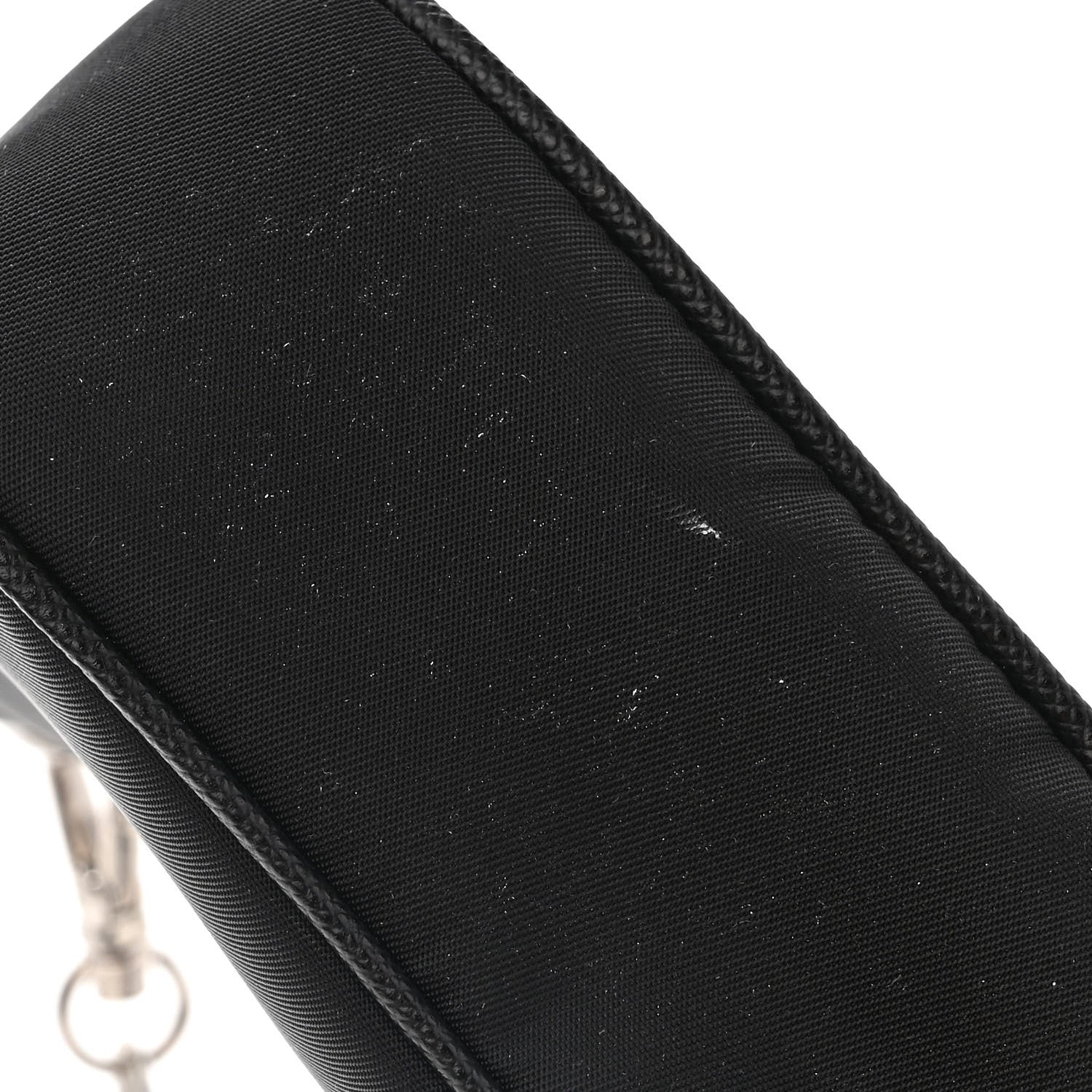 Prada Tessuto Nylon Mini Re-Edition 2000 Shoulder Bag Black 10 of 11