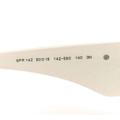 Prada Acetate Symbole Sunglasses SPR 14Z Talc 6 of 7