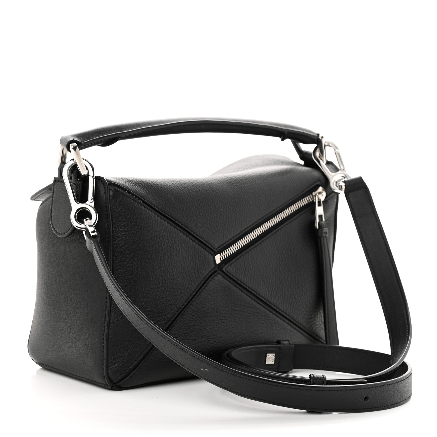 Loewe Calfskin Small Puzzle Bag Black 3 of 11