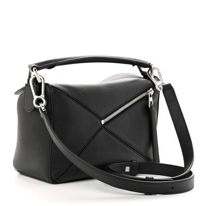 Loewe Calfskin Small Puzzle Bag Black 3 of 11