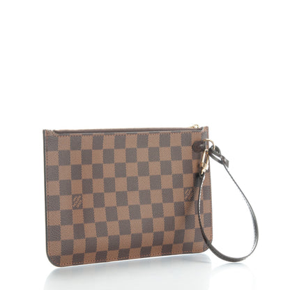 Louis Vuitton Damier Ebene Neverfull MM GM Pochette 3 of 7