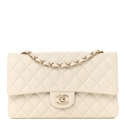 Chanel Caviar Quilted Medium Double Flap White 1 of 11