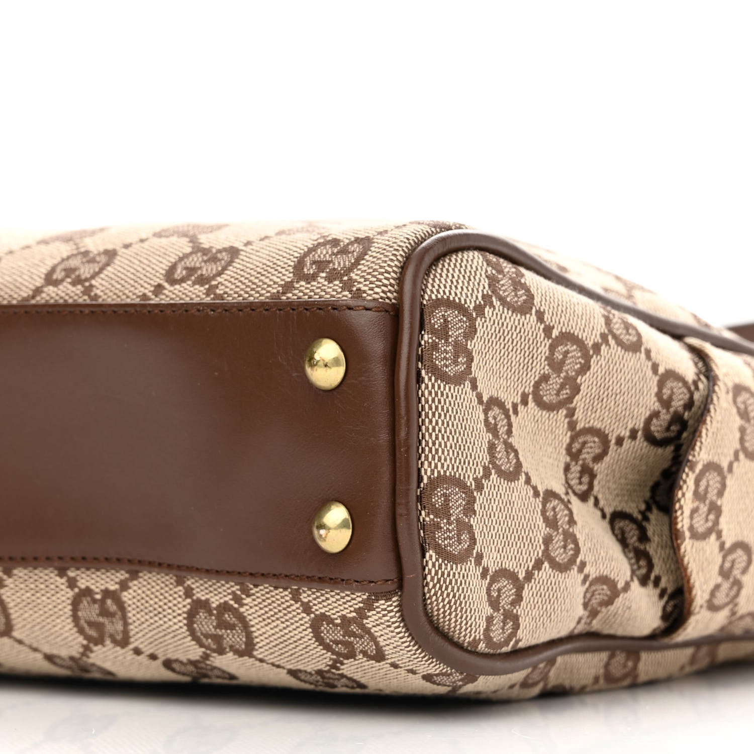 Gucci Monogram Tote Bag Brown 10 of 12