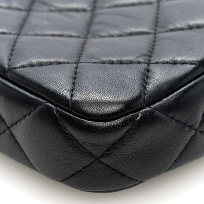 Chanel Lambskin Quilted Small Clutch With Chain Black 12 of 13