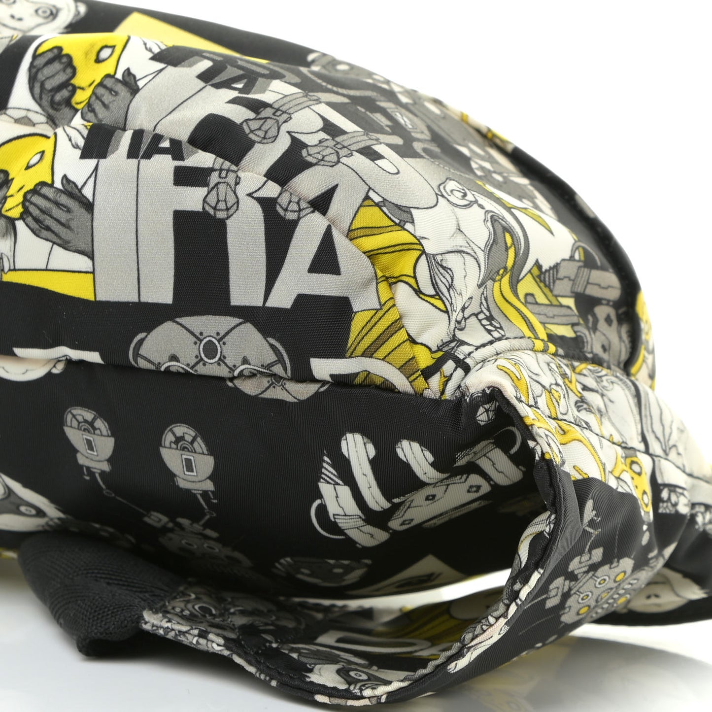 X JAMES JEAN Tessuto Nylon Robot Monkey Belt Bag Black