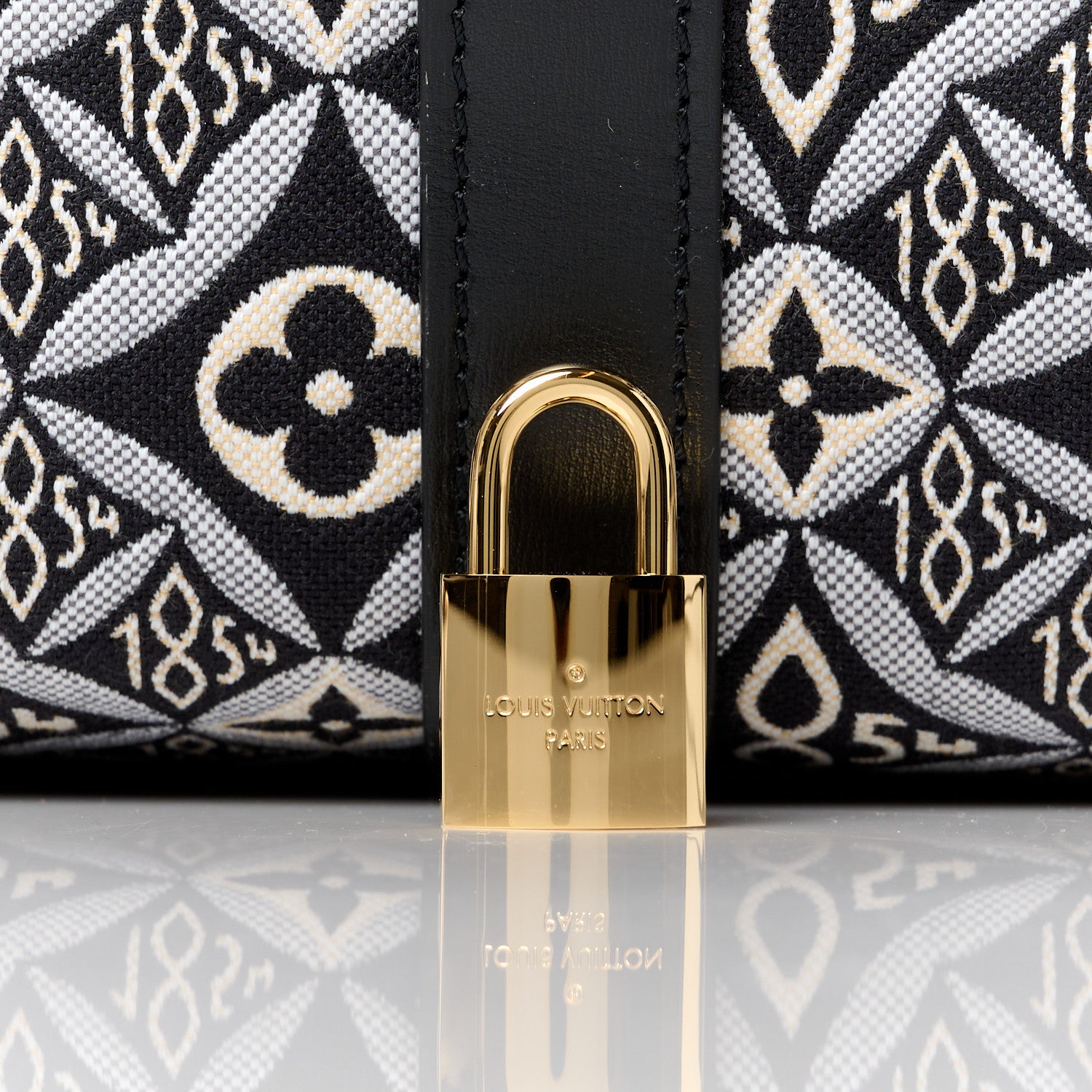 Louis Vuitton Jacquard Since 1854 Keepall Bandouliere 45 Grey 10 of 14