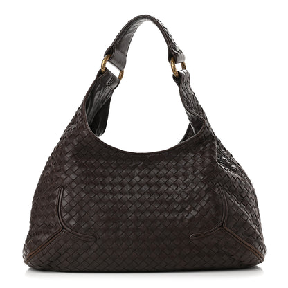 Bottega Veneta Nappa Intrecciato New Ball Hobo Ebano 3 of 12