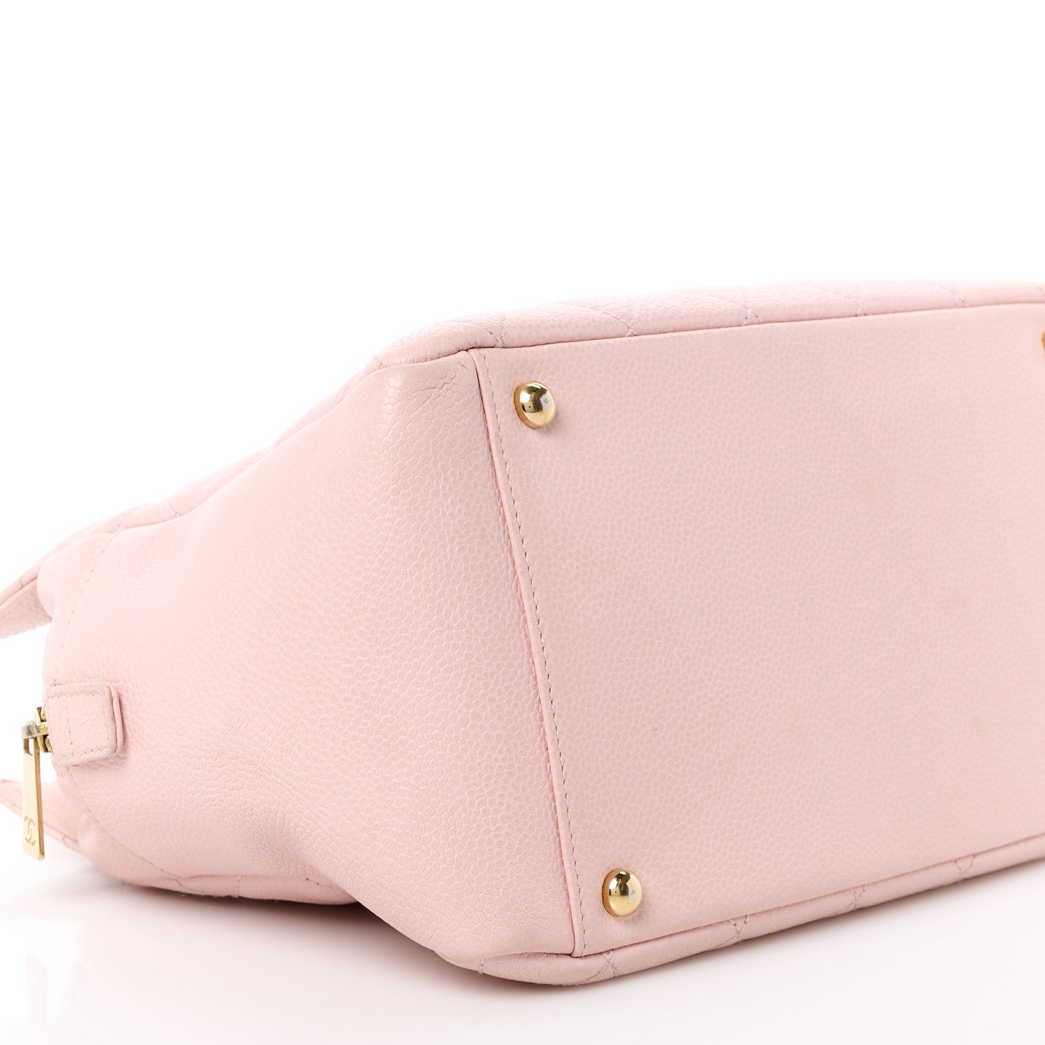 Chanel Caviar Quilted Petit Timeless Shopping Tote PTT Light Pink 9 of 11
