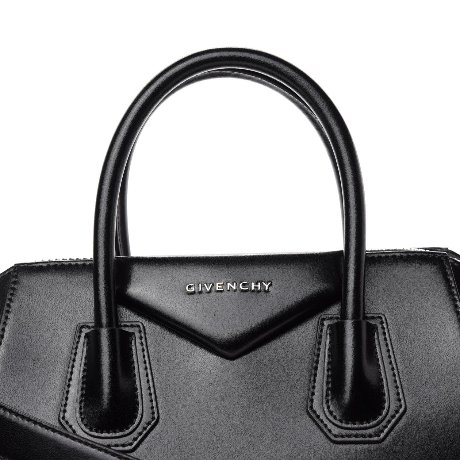 Givenchy Shiny Lord Calfskin Small Antigona Black 10 of 10