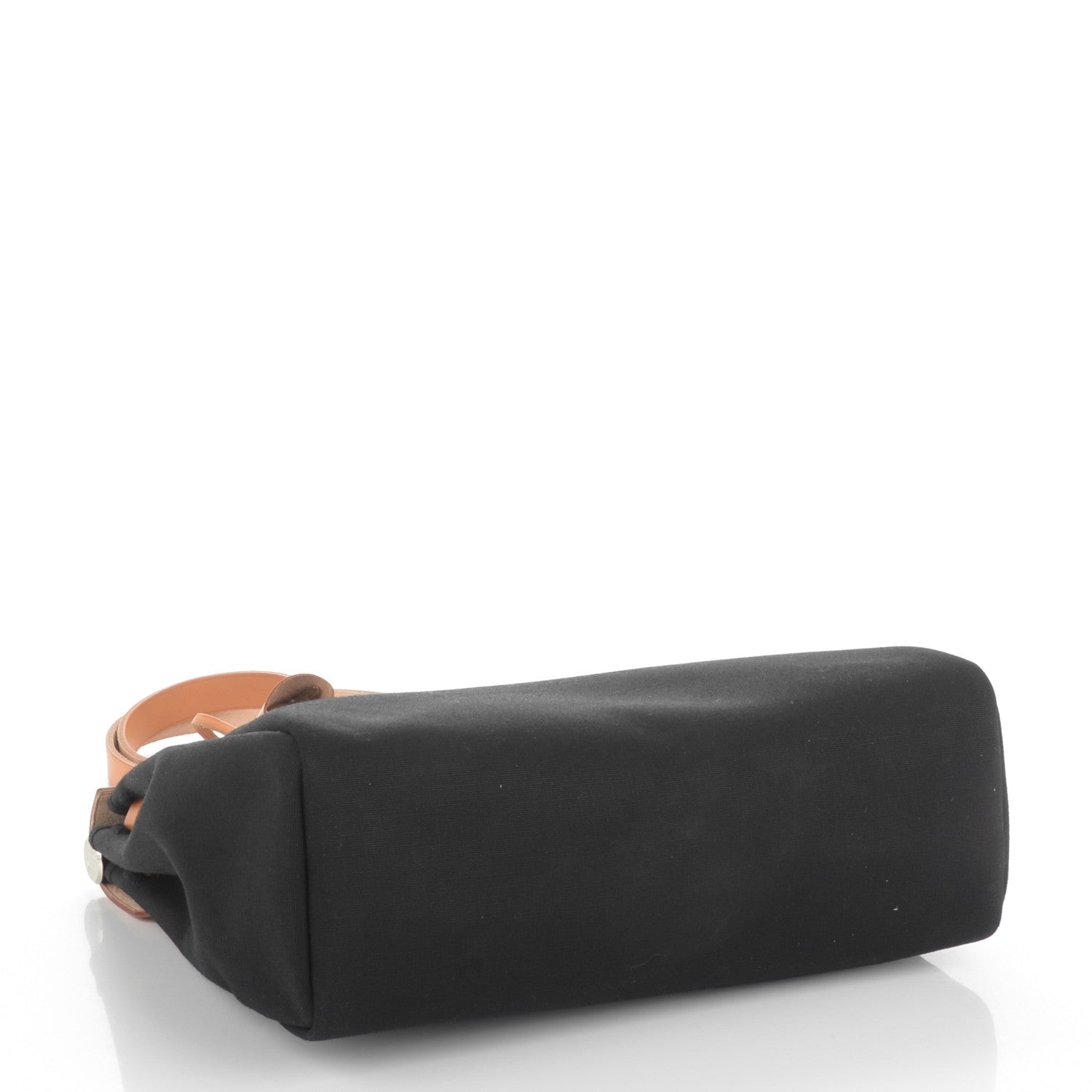 Hermes Toile Vache Calfskin Herbag 30 PM Black Natural 4 of 11