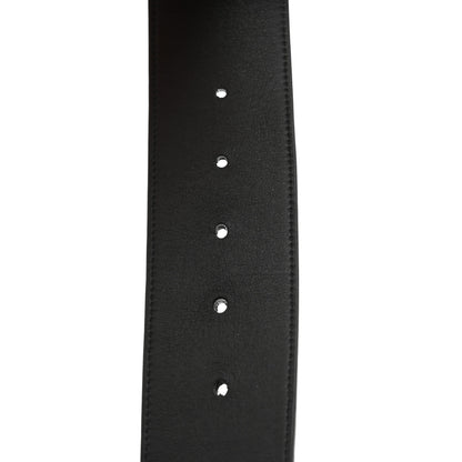 Saint Laurent Suede Crystal Clover Belt 80 32 Black 4 of 7