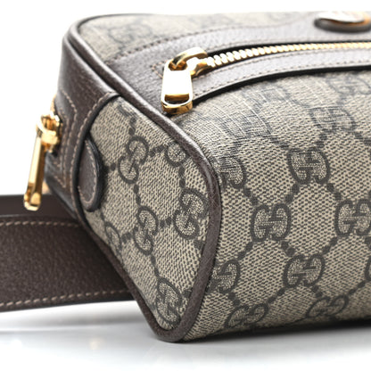 Gucci GG Supreme Monogram Web Small Ophidia Belt Bag 75 30 Dark Brown 9 of 11