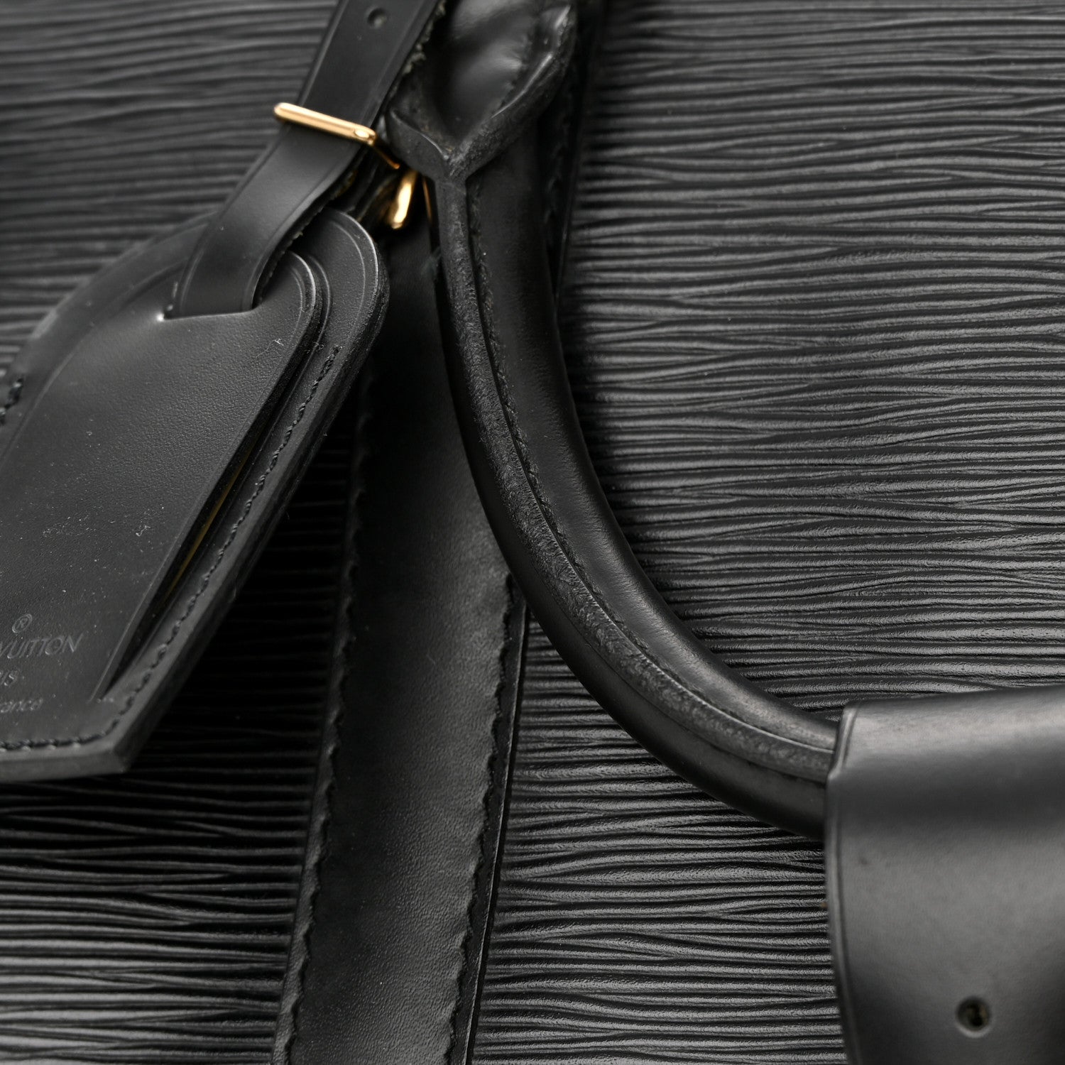Louis Vuitton Epi Keepall 50 Black 11 of 16