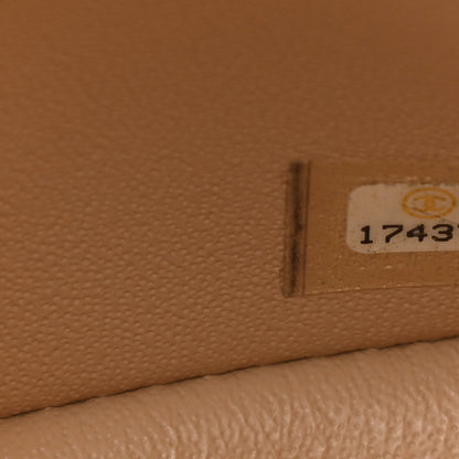 Chanel Lambskin Quilted Jumbo Double Flap Beige 6 of 10