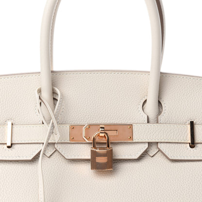 Hermes Togo Birkin 30 Craie 10 of 11