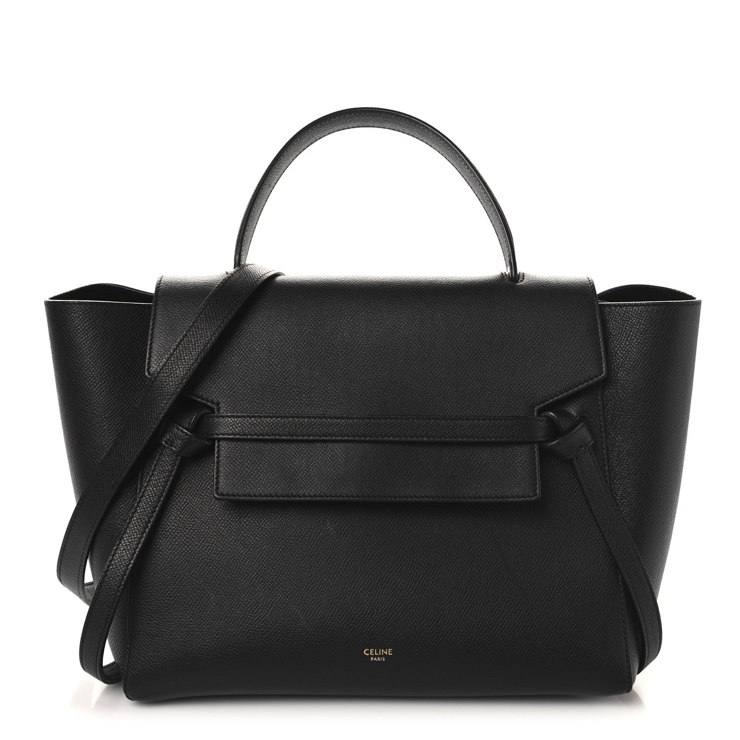 Celine Grained Calfskin Mini Belt Bag Black 1 of 14