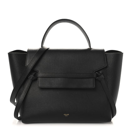 Celine Grained Calfskin Mini Belt Bag Black 1 of 14
