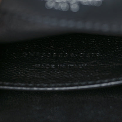 Saint Laurent Patent Calfskin Matelasse Monogram Small Vicky Chain Bag Neon Pink 6 of 9