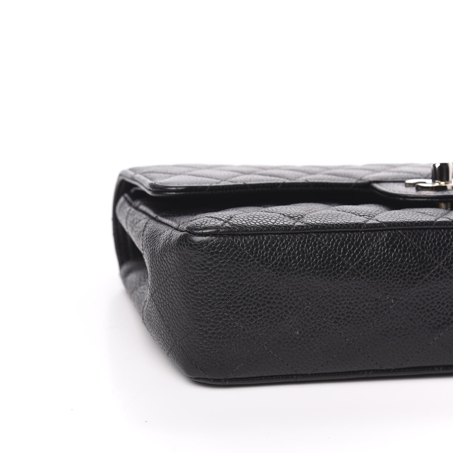 Chanel Caviar Quilted Medium Double Flap Black 9 of 11
