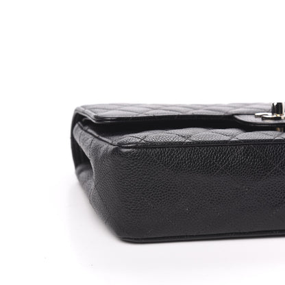 Chanel Caviar Quilted Medium Double Flap Black 9 of 11