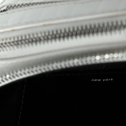 Alexander Wang Crocodile Embossed Patent Mini Top Handle Attica Belt Bag White 9 of 9