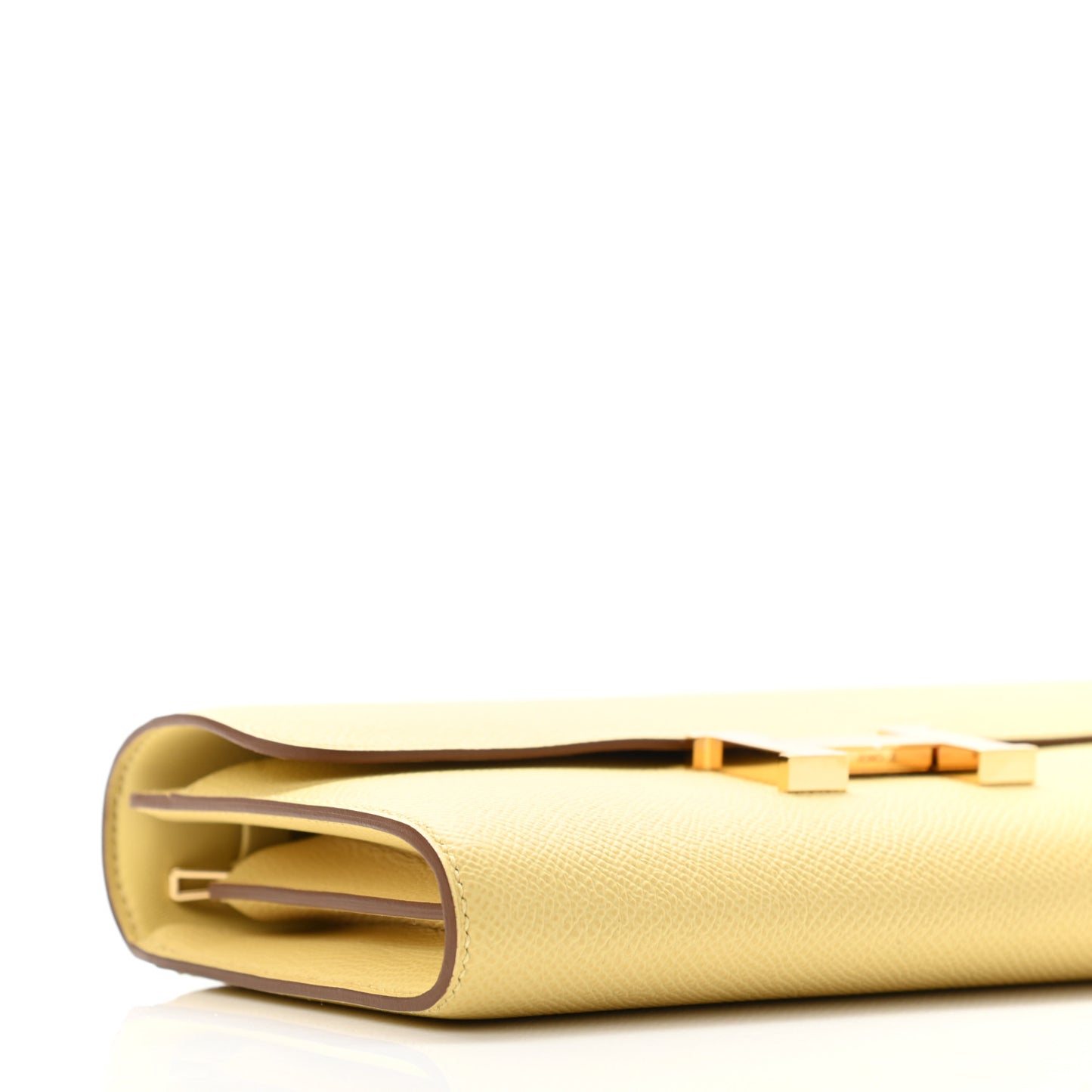 Epsom Constance Long Wallet To Go Wallet Jaune Poussin