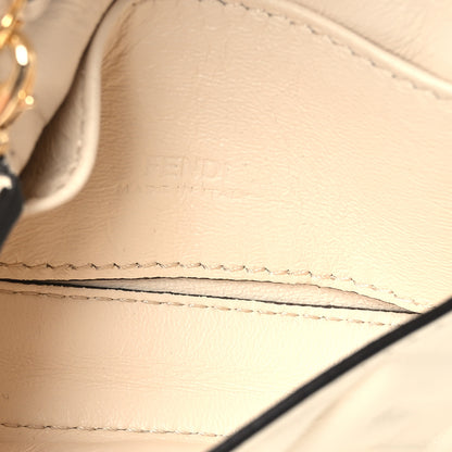 Fendi Nappa Matisse FF Embossed Nano Baguette Charm White 4 of 9