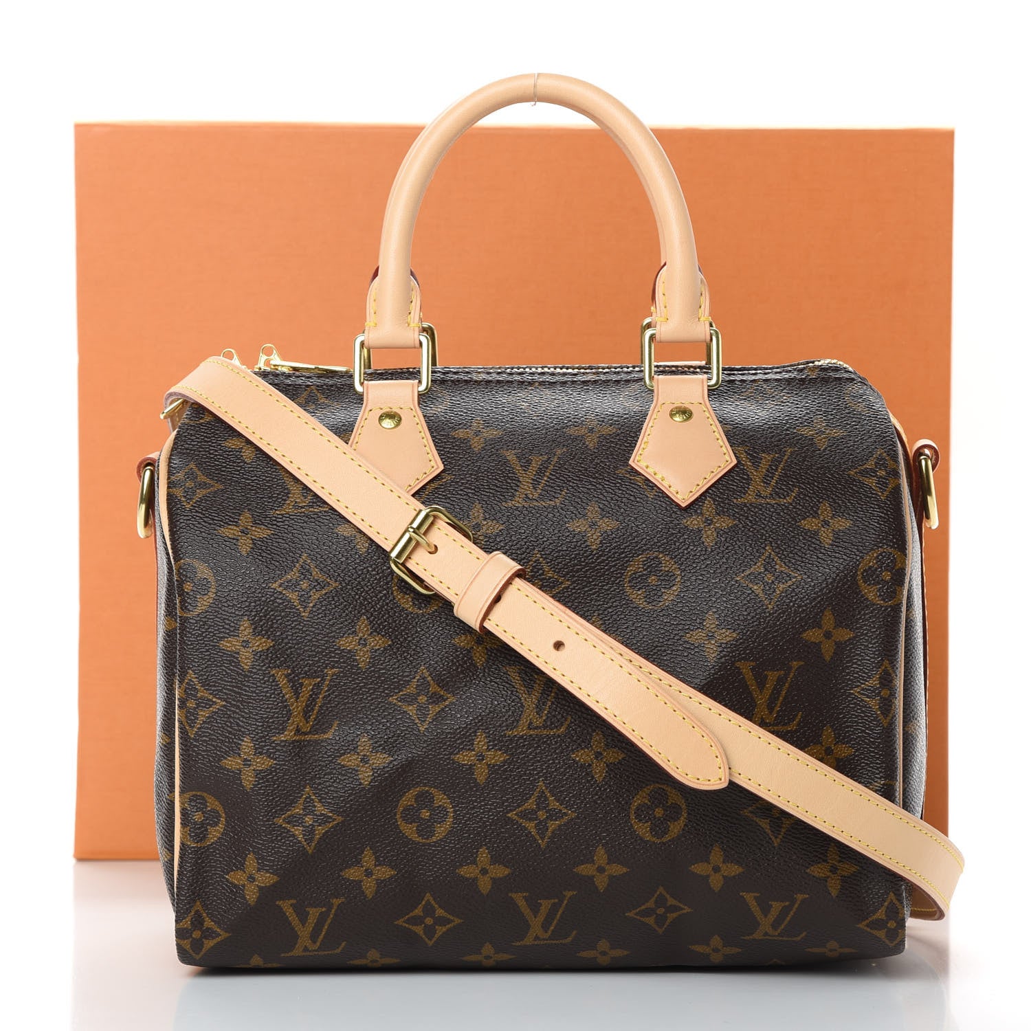 Louis Vuitton Monogram Speedy Bandouliere 25 13 of 19