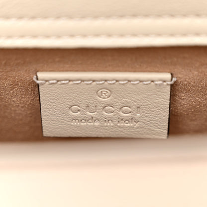 Gucci Wonka Grain Calfskin Mini Diana Tote Bag Mystic White Orange Fluo 6 of 9