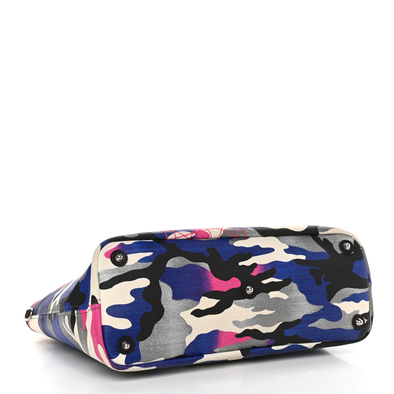 Christian Dior Canvas Large Camouflage Anselm Reyle Tote 4 of 11
