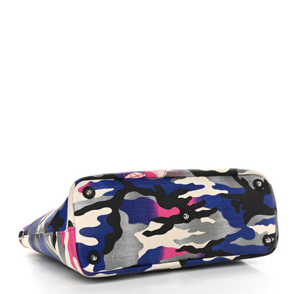 Christian Dior Canvas Large Camouflage Anselm Reyle Tote 4 of 11