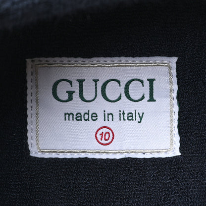 Gucci GG Supreme Monogram Mix Monogram Mens Rhyton Sneakers 10 London Blue Beige Sun Yellow 8 of 8
