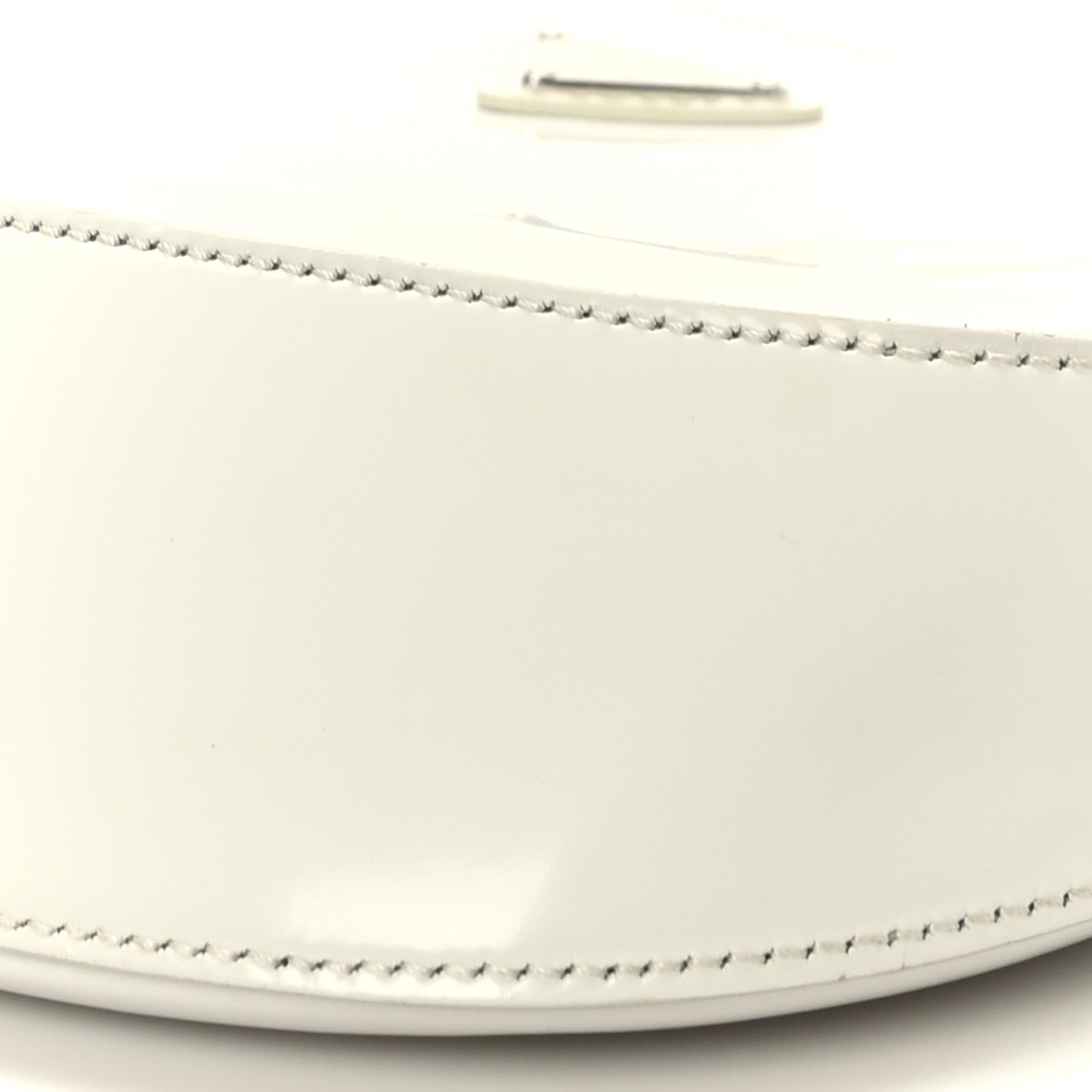 Prada Spazzolato Cleo Shoulder Bag White 8 of 8