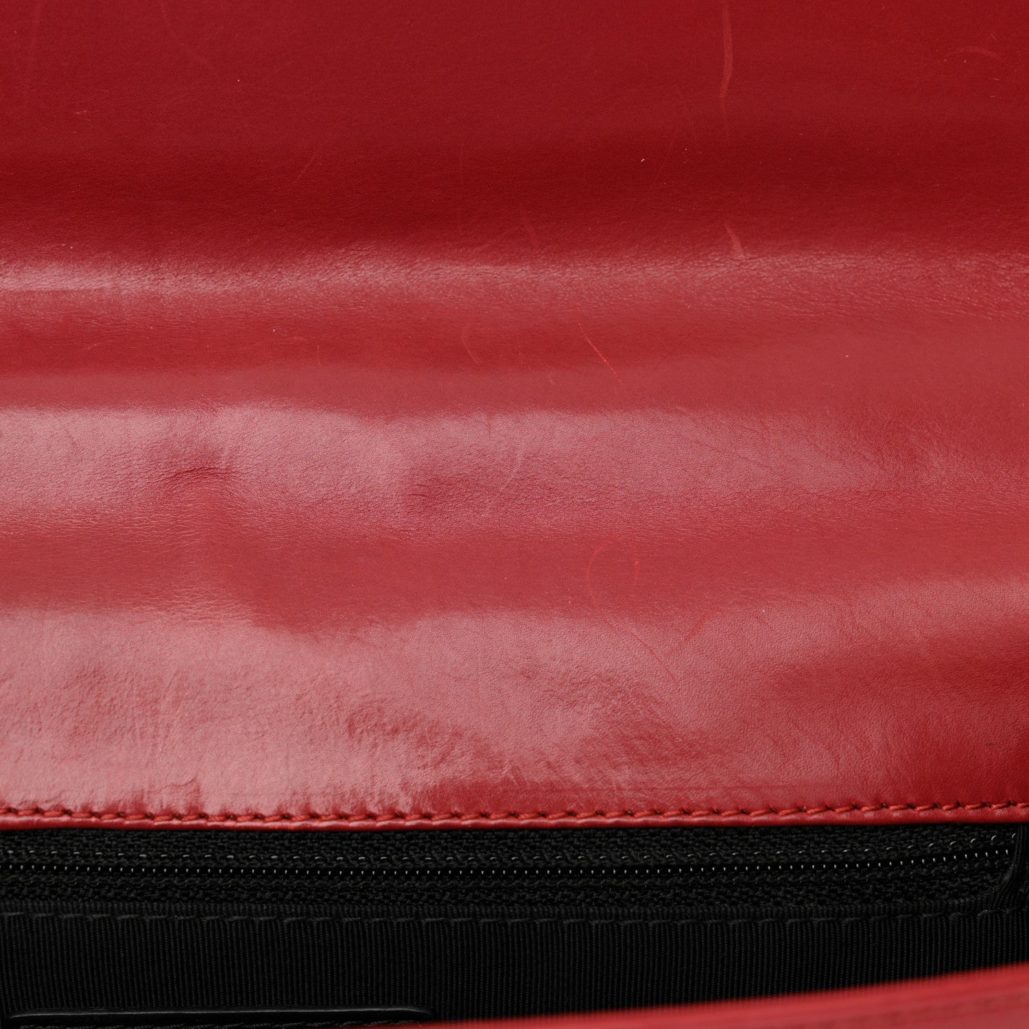 Chanel Glazed Calfskin Medium Boy Flap Red 11 of 13