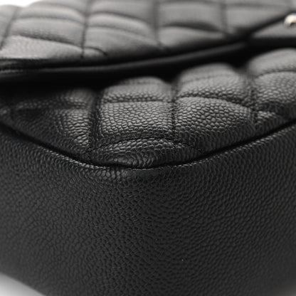 Chanel Caviar Quilted Jumbo Easy Flap Black 10 of 15