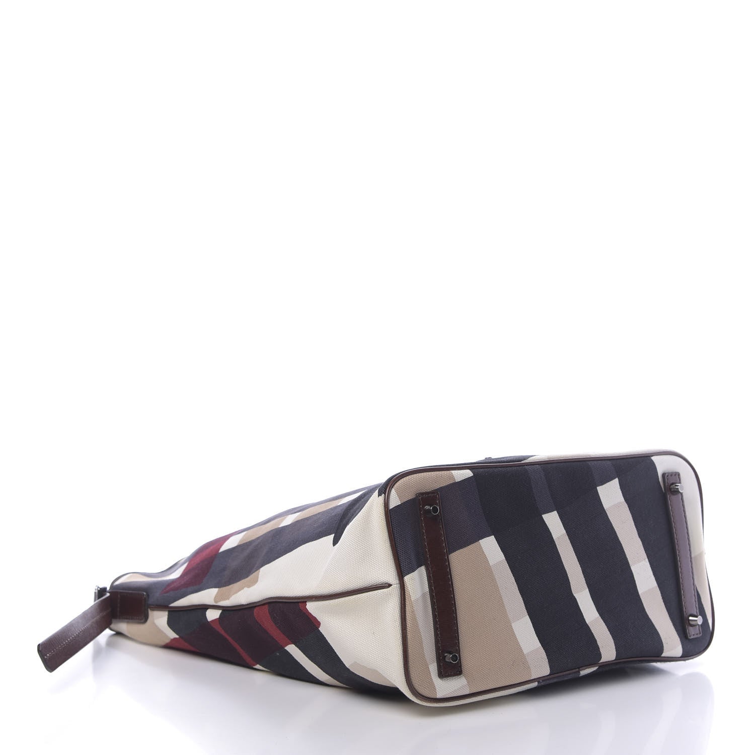 Burberry Canvas Check Bucket Bag Multicolor 4 of 10
