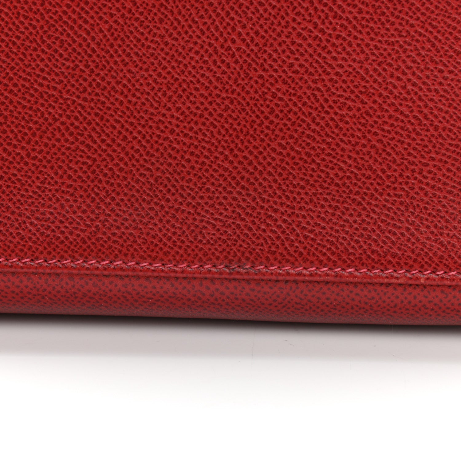 Hermes Epsom Kelly Sellier Guilloche 25 Rouge Vif 15 of 15