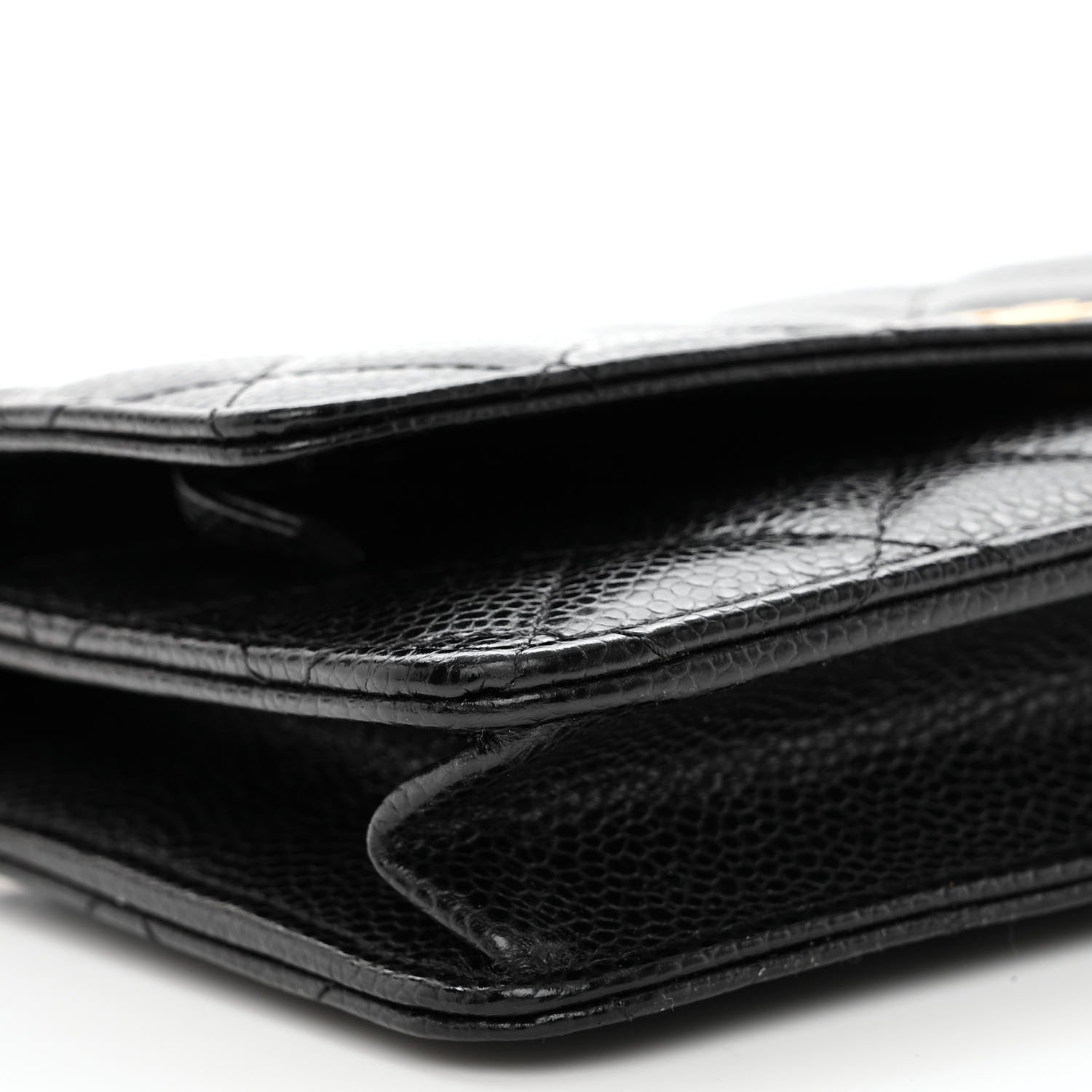 Chanel Caviar Quilted Wallet on Chain WOC Black 8 of 9