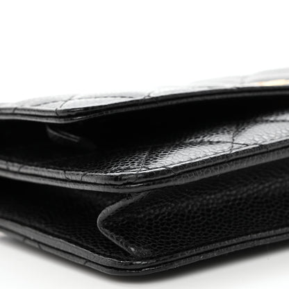 Chanel Caviar Quilted Wallet on Chain WOC Black 8 of 9