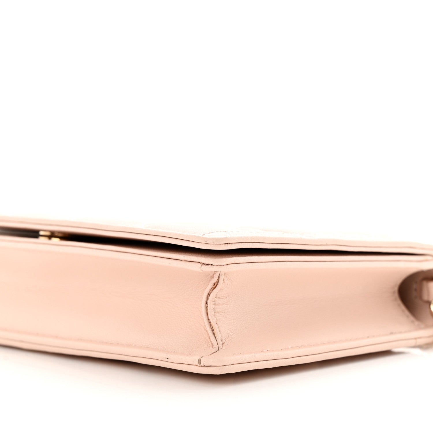 Christian Dior Lambskin Cannage Lady Dior Pouch Beige 11 of 16