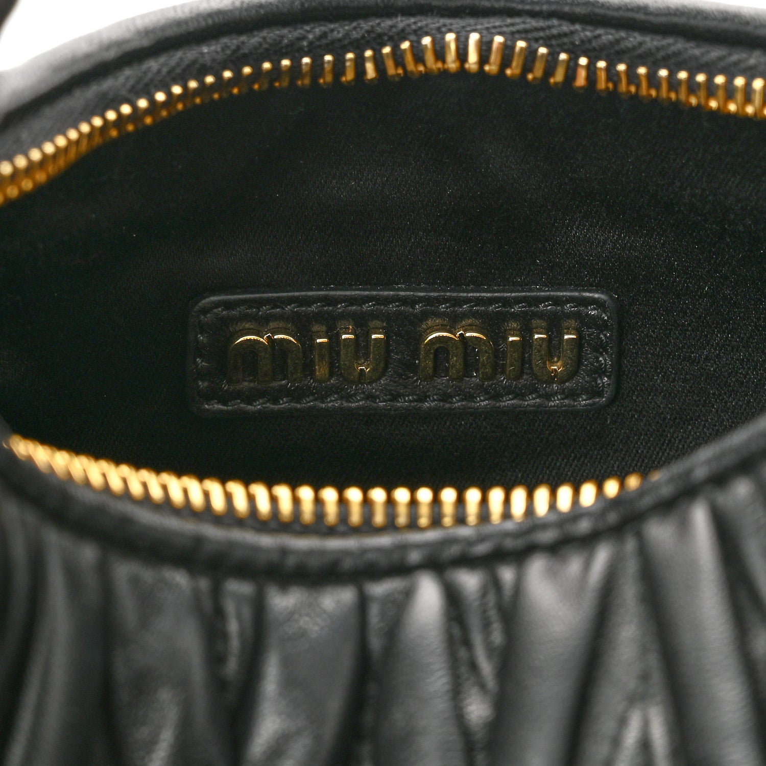 Miu Miu Nappa Matelasse Small Wander Hobo Black 5 of 8