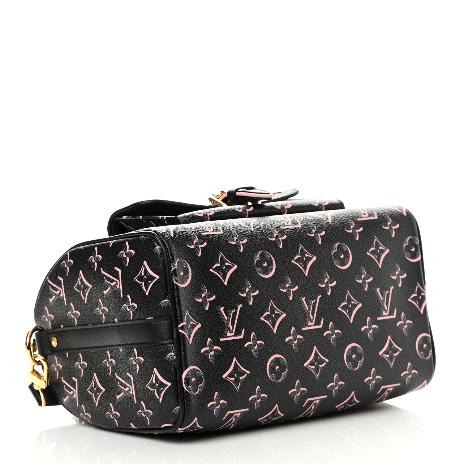 Louis Vuitton Monogram Fall for You Speedy Bandouliere 25 Black 4 of 9